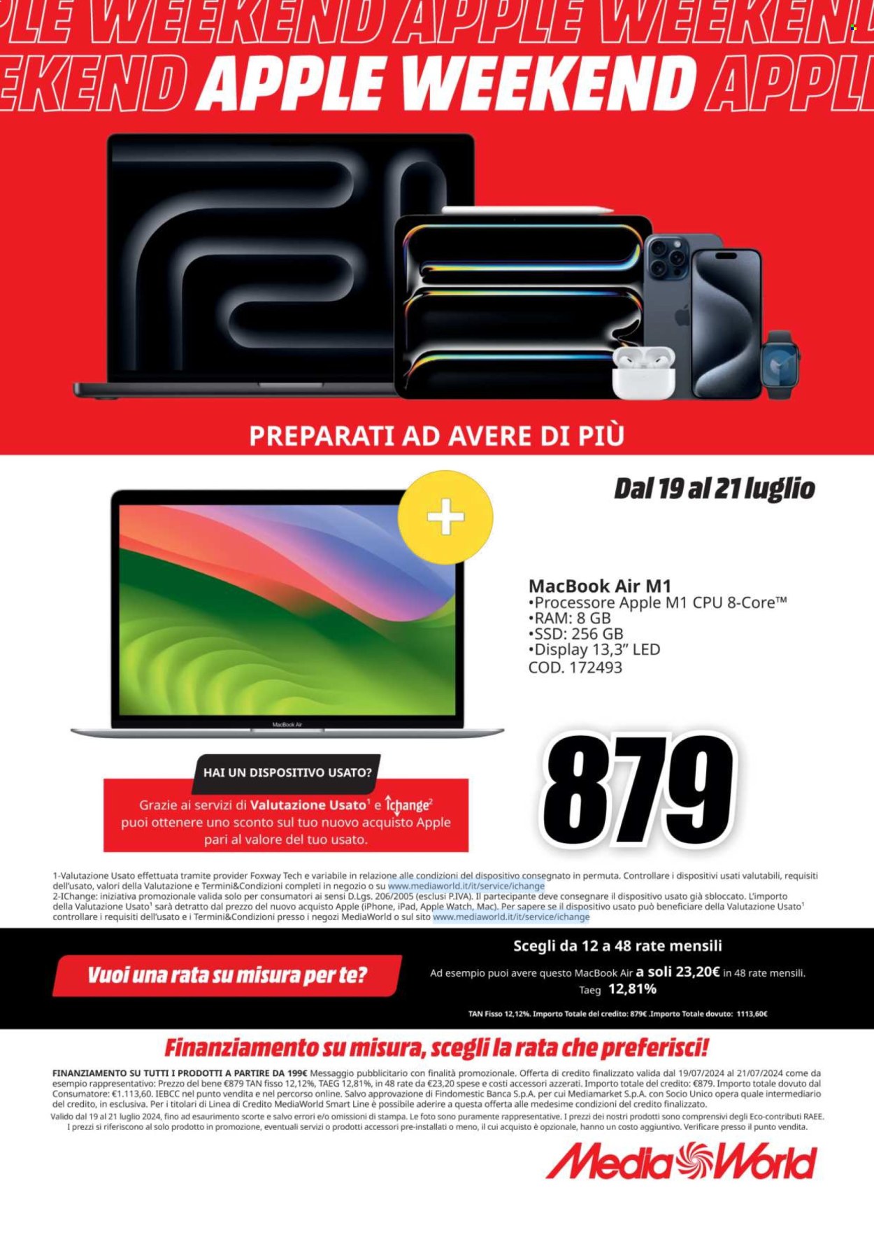 Volantino MediaWorld - 19/7/2024 - 21/7/2024. Pagina 4