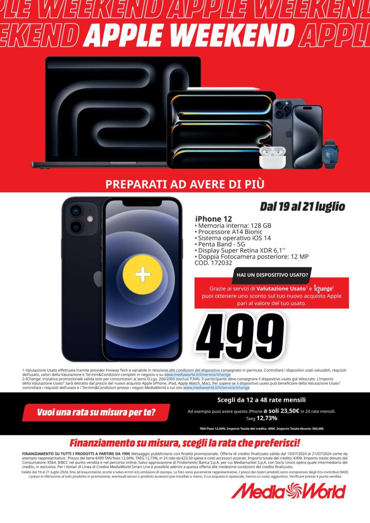 Volantino MediaWorld - 19/7/2024 - 21/7/2024. Pagina 8