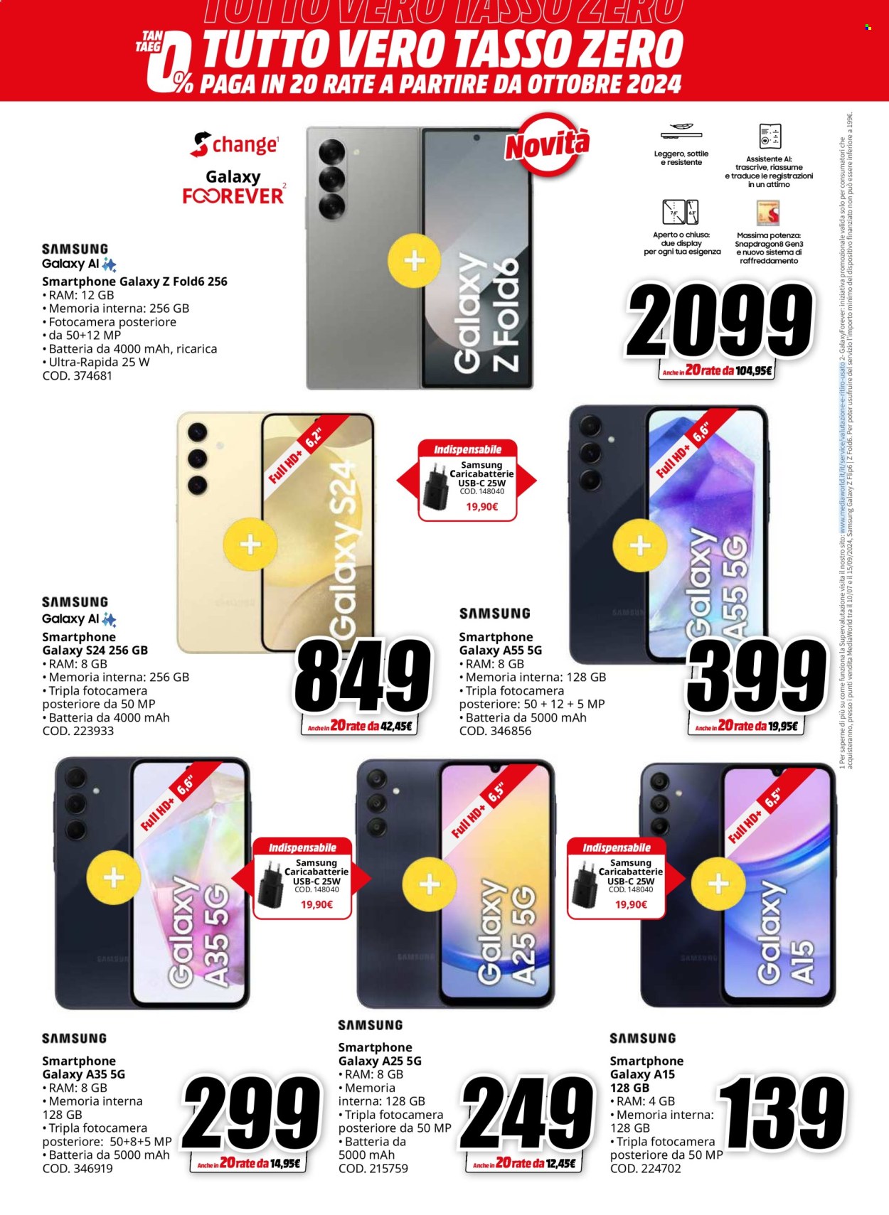 Volantino MediaWorld - 19/7/2024 - 31/7/2024. Pagina 2