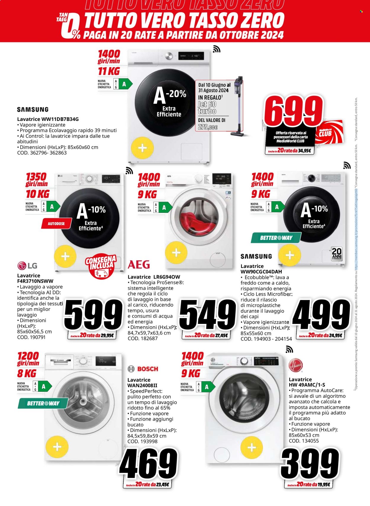 Volantino MediaWorld - 19/7/2024 - 31/7/2024. Pagina 24