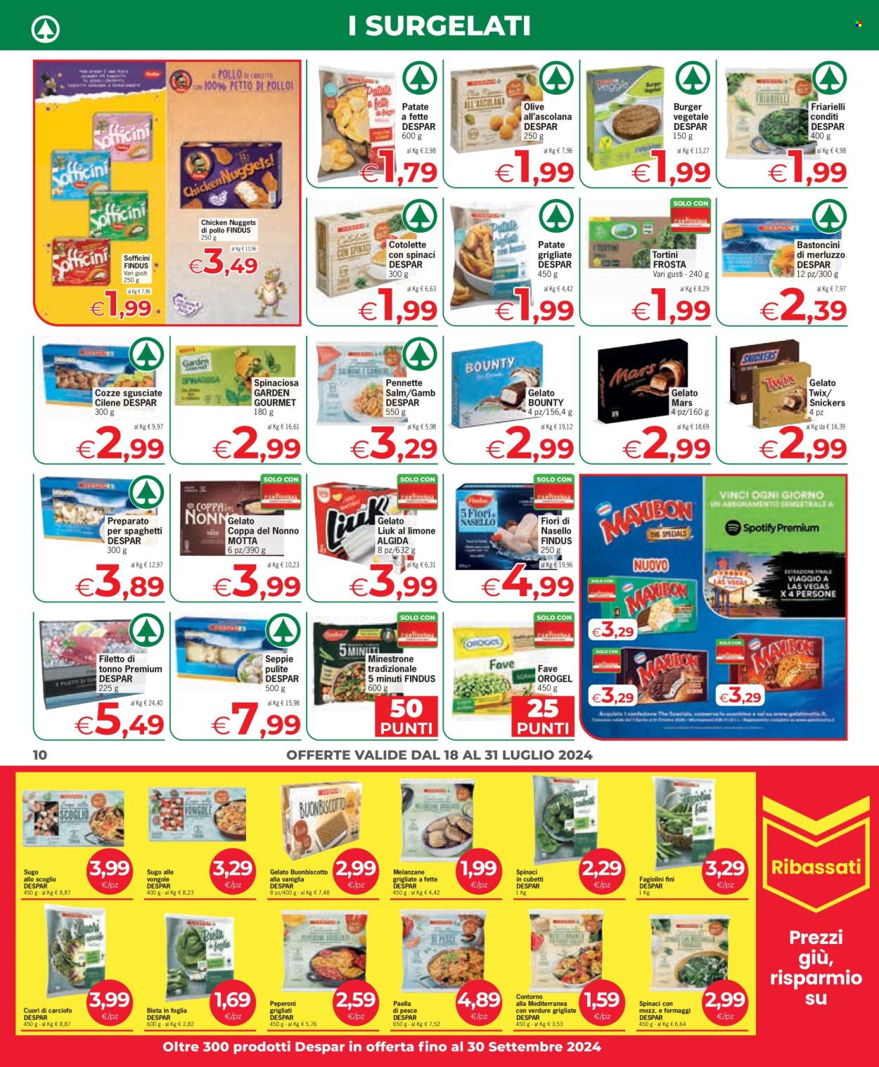 Volantino Eurospar - 18/7/2024 - 31/7/2024. Pagina 10