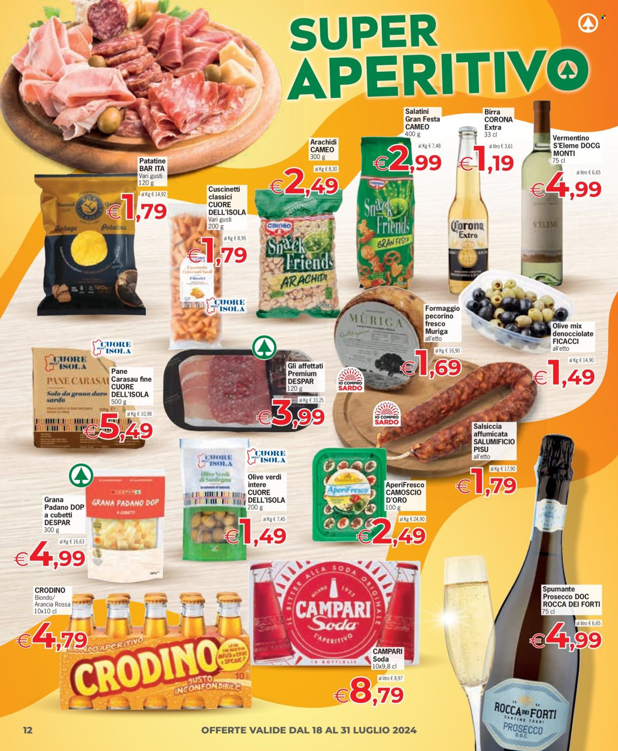 Leták Eurospar - 18.7.2024 - 31.7.2024. Strana 12