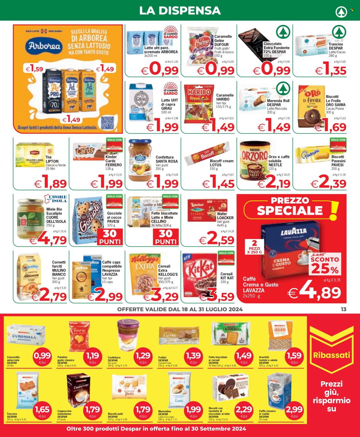 Leták Eurospar - 18.7.2024 - 31.7.2024. Strana 13