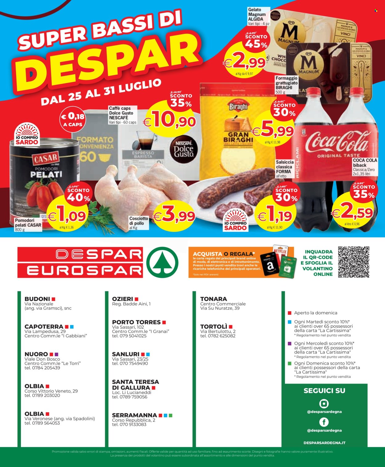 Leták Eurospar - 18.7.2024 - 31.7.2024. Strana 20