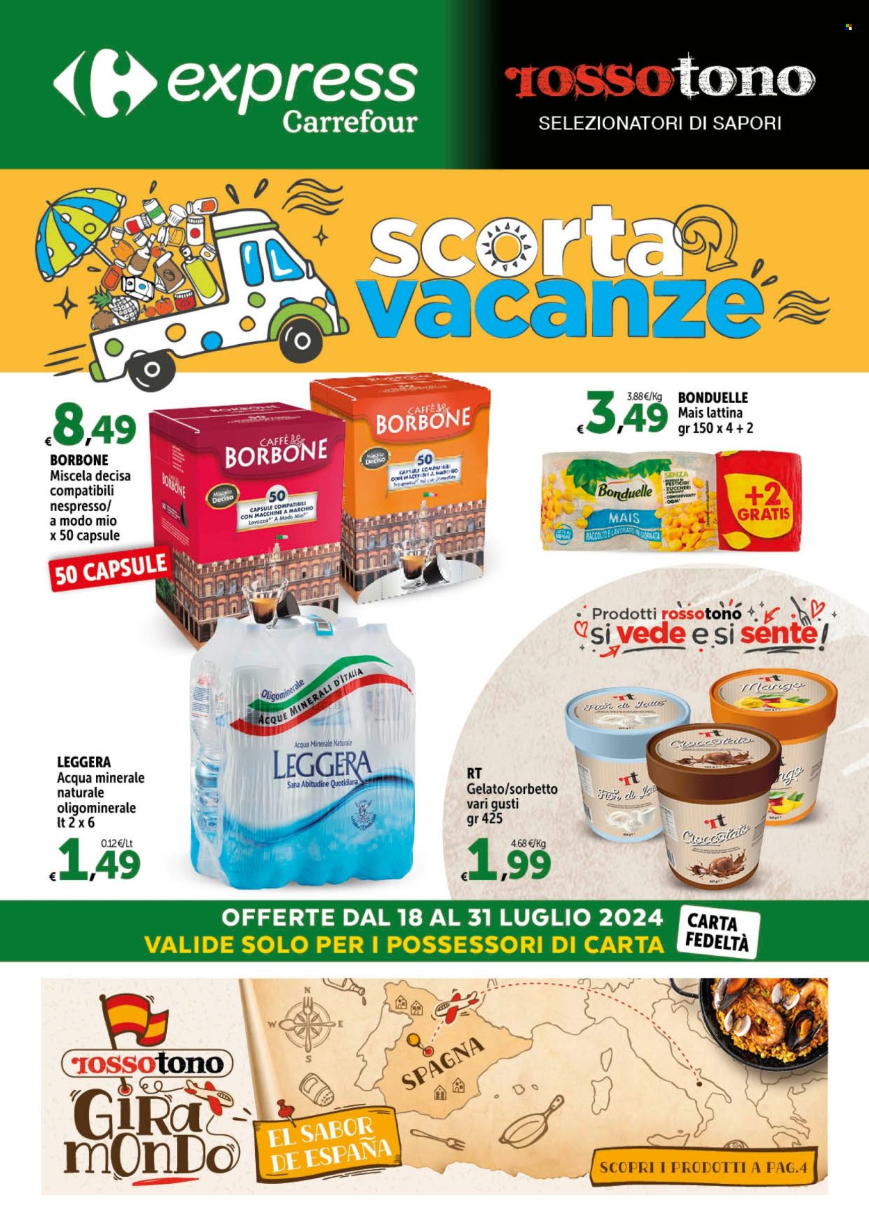 Leták Carrefour - 18.7.2024 - 31.7.2024. Strana 1