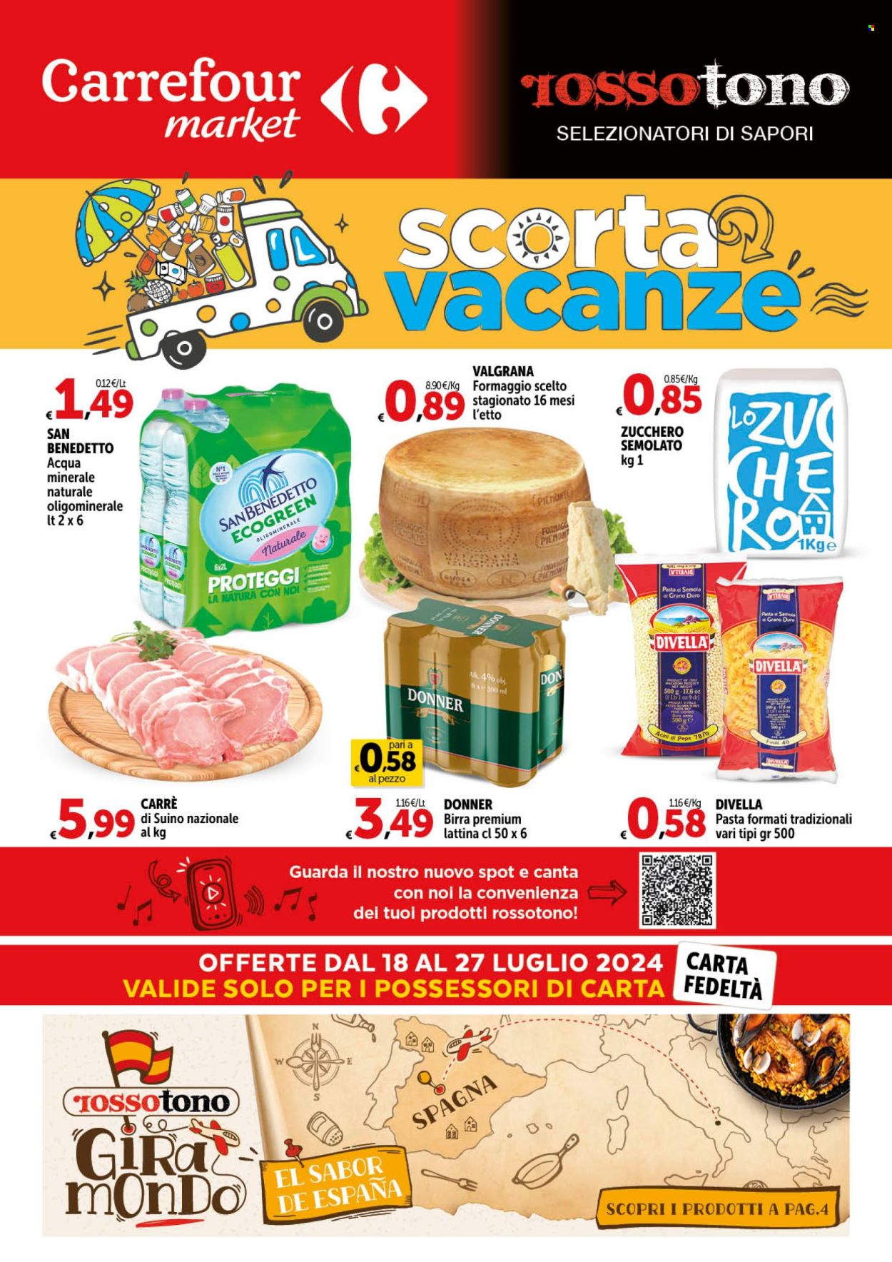 Leták Carrefour - 18.7.2024 - 27.7.2024. Strana 1
