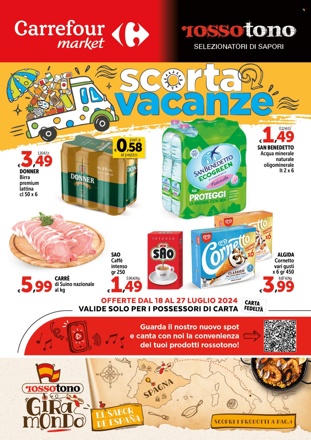 Leták Carrefour - 18.7.2024 - 27.7.2024. Strana 1