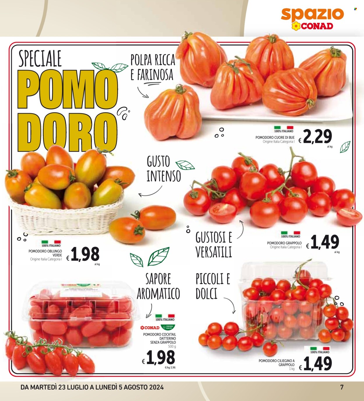 Volantino Spazio Conad - 23/7/2024 - 5/8/2024. Pagina 7