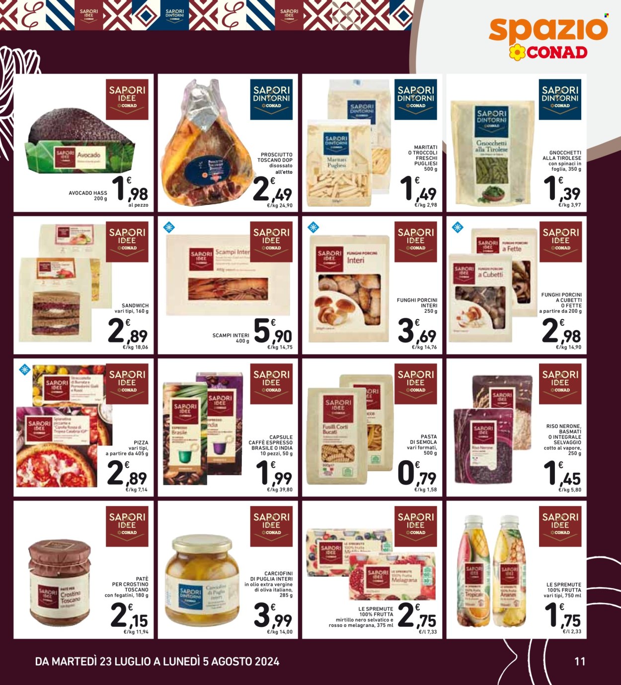 Volantino Spazio Conad - 23/7/2024 - 5/8/2024. Pagina 11