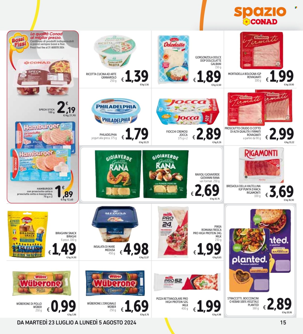 Volantino Spazio Conad - 23/7/2024 - 5/8/2024. Pagina 15