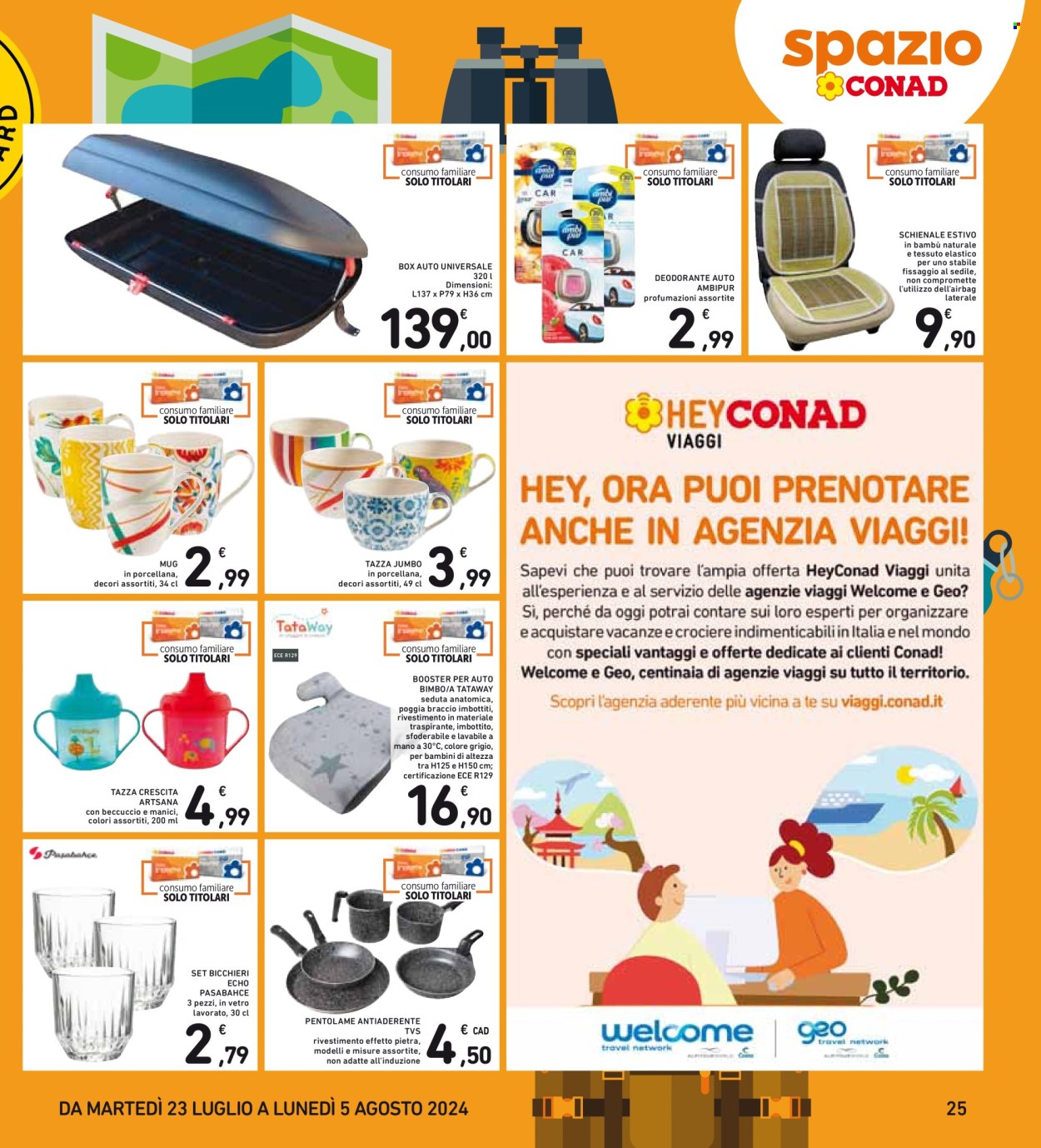 Volantino Spazio Conad - 23/7/2024 - 5/8/2024. Pagina 25
