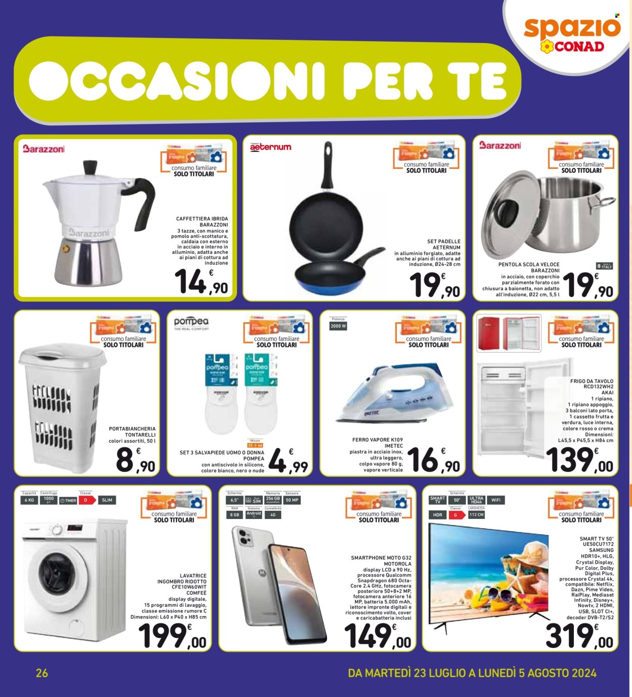 Volantino Spazio Conad - 23/7/2024 - 5/8/2024. Pagina 26