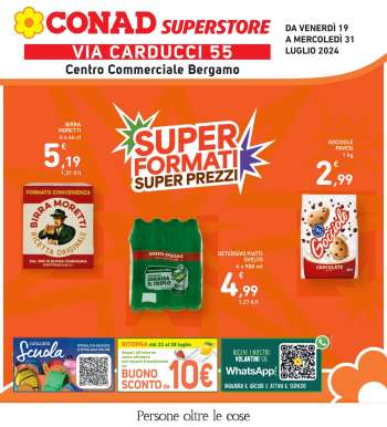 Volantino Conad Superstore - 19/7/2024 - 31/7/2024.
