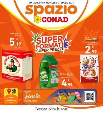 Volantino Spazio Conad - 18/7/2024 - 31/7/2024.
