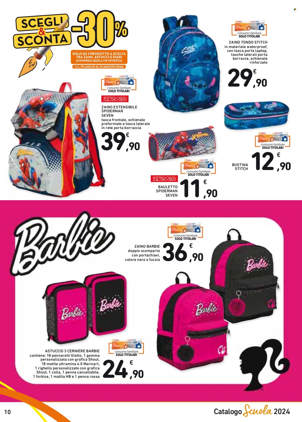 Volantino Spazio Conad - 19/7/2024 - 29/9/2024. Pagina 10