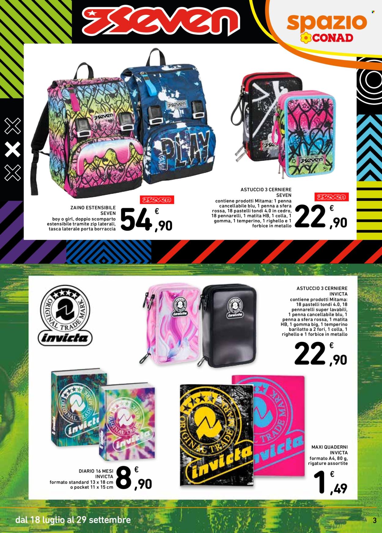 Volantino Spazio Conad - 18/7/2024 - 29/9/2024. Pagina 3