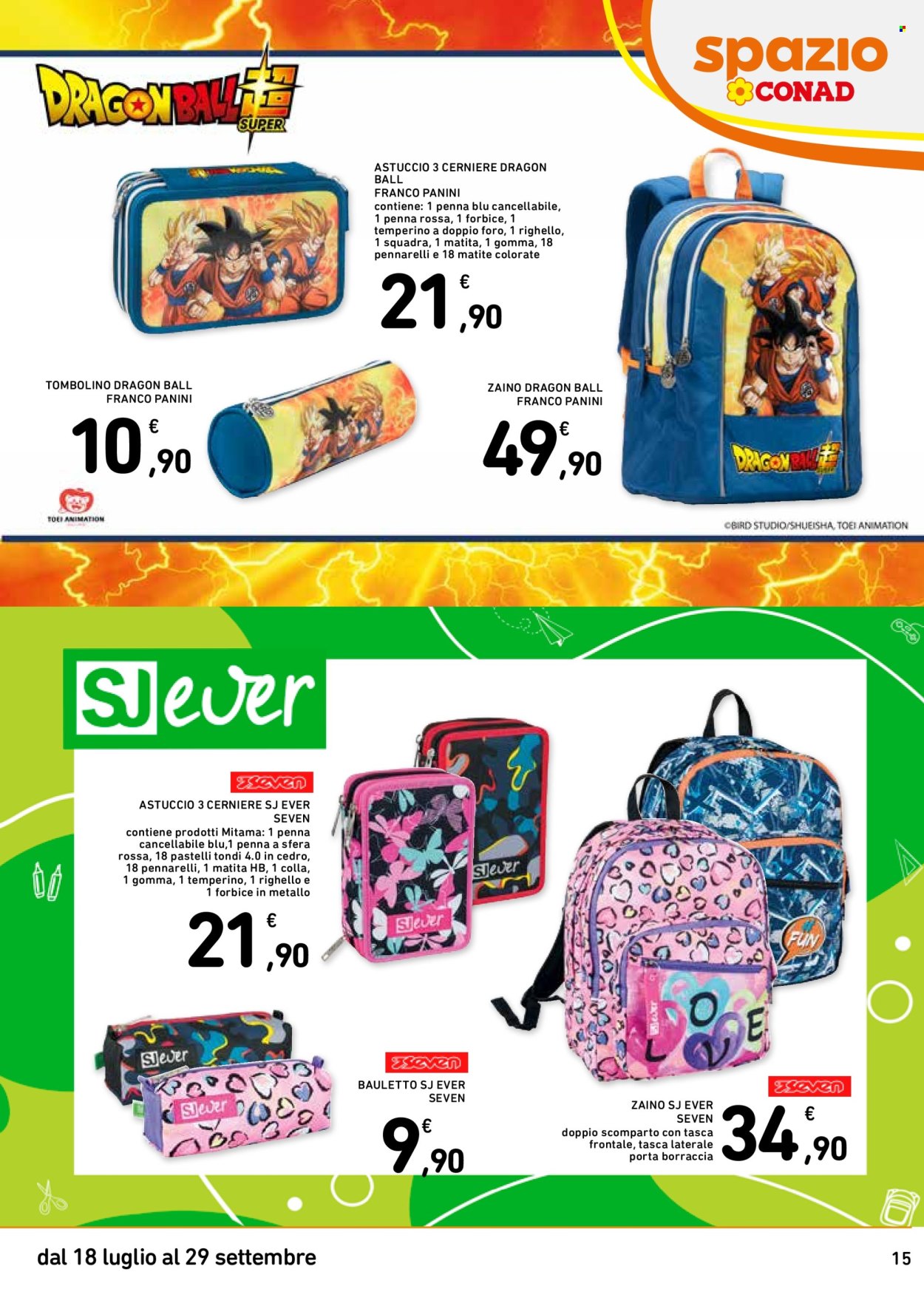 Volantino Spazio Conad - 18/7/2024 - 29/9/2024. Pagina 15