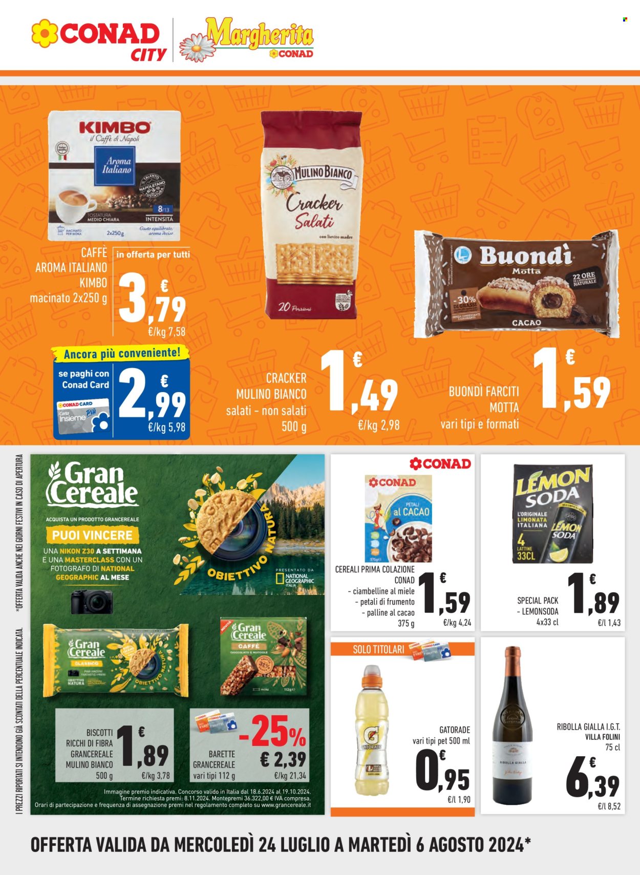 Volantino Margherita Conad - 24/7/2024 - 6/8/2024. Pagina 10