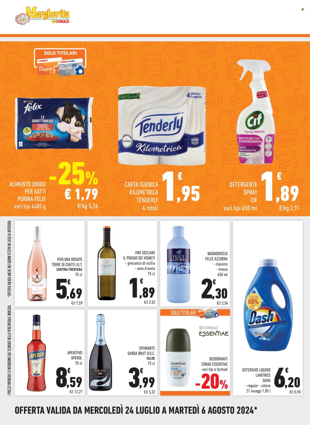 Volantino Margherita Conad - 24/7/2024 - 6/8/2024. Pagina 12