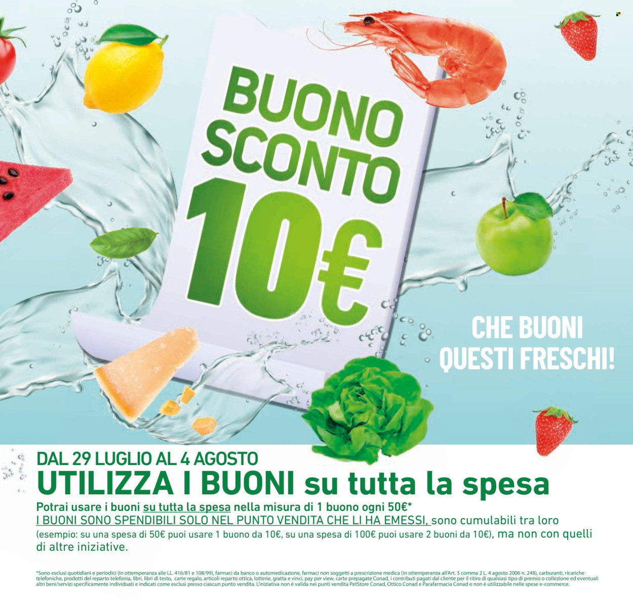 Volantino Conad Superstore - 24/7/2024 - 6/8/2024. Pagina 3