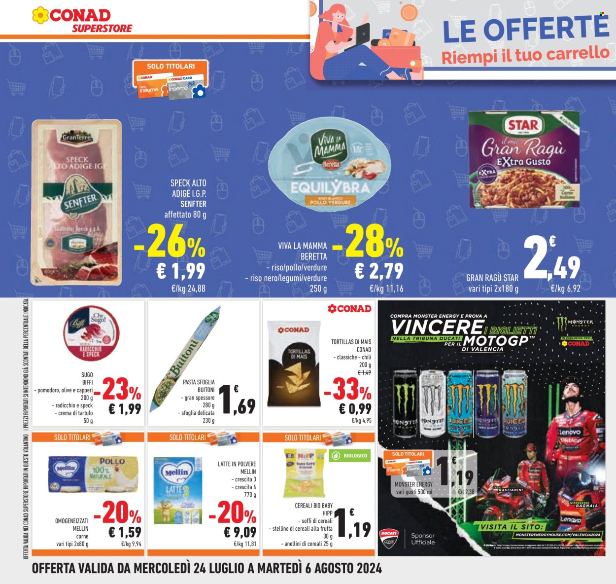 Volantino Conad Superstore - 24/7/2024 - 6/8/2024. Pagina 20