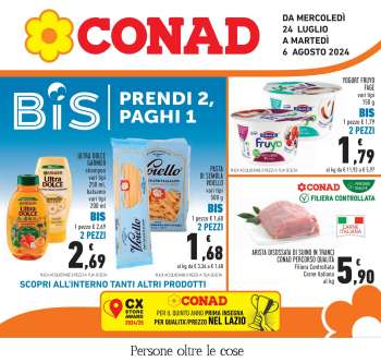 Volantino Conad - 24/7/2024 - 6/8/2024.