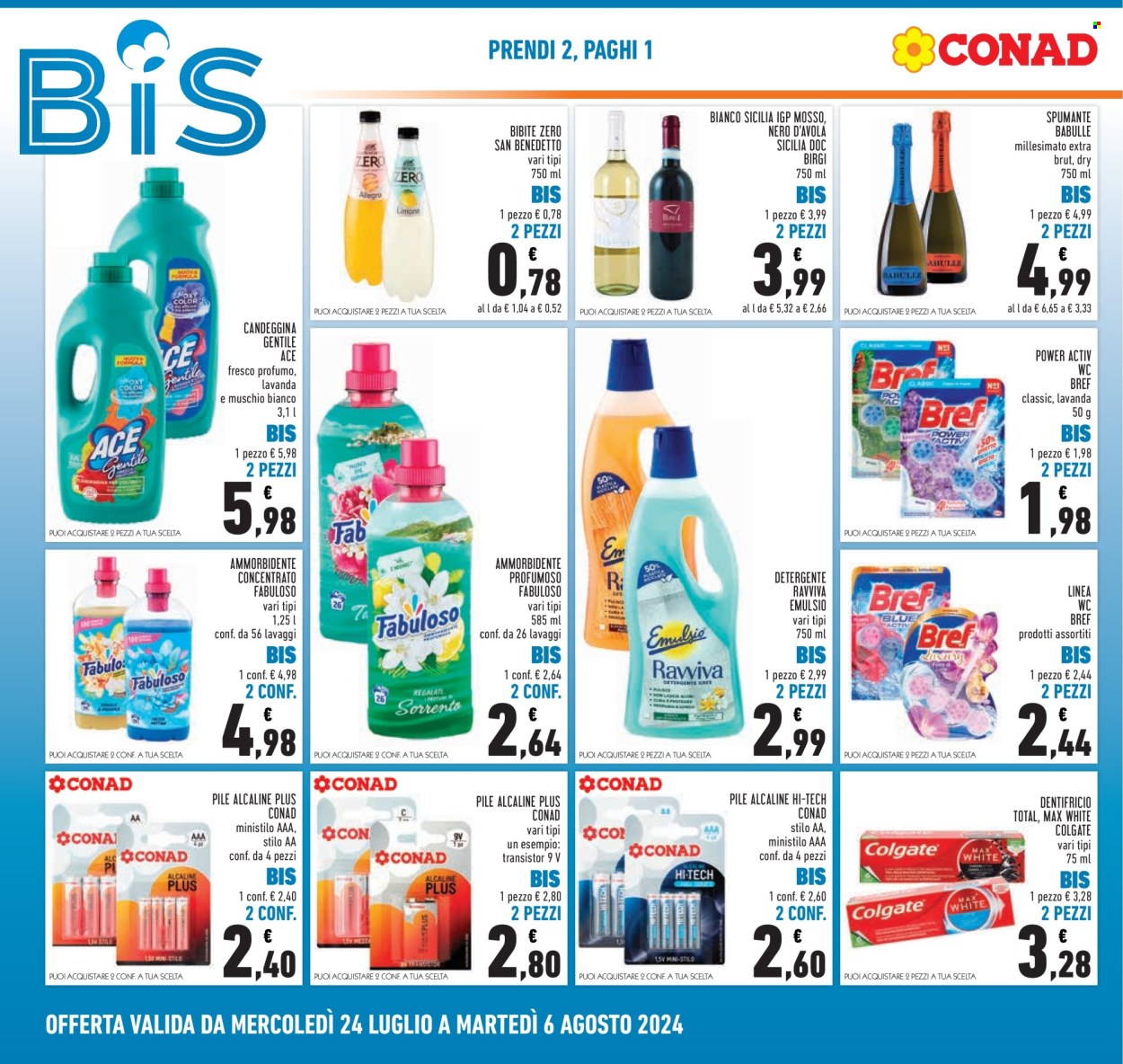 Volantino Conad - 24/7/2024 - 6/8/2024. Pagina 4