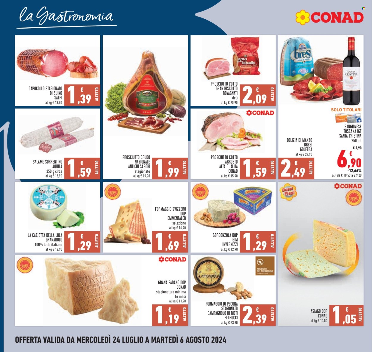 Volantino Conad - 24/7/2024 - 6/8/2024. Pagina 10