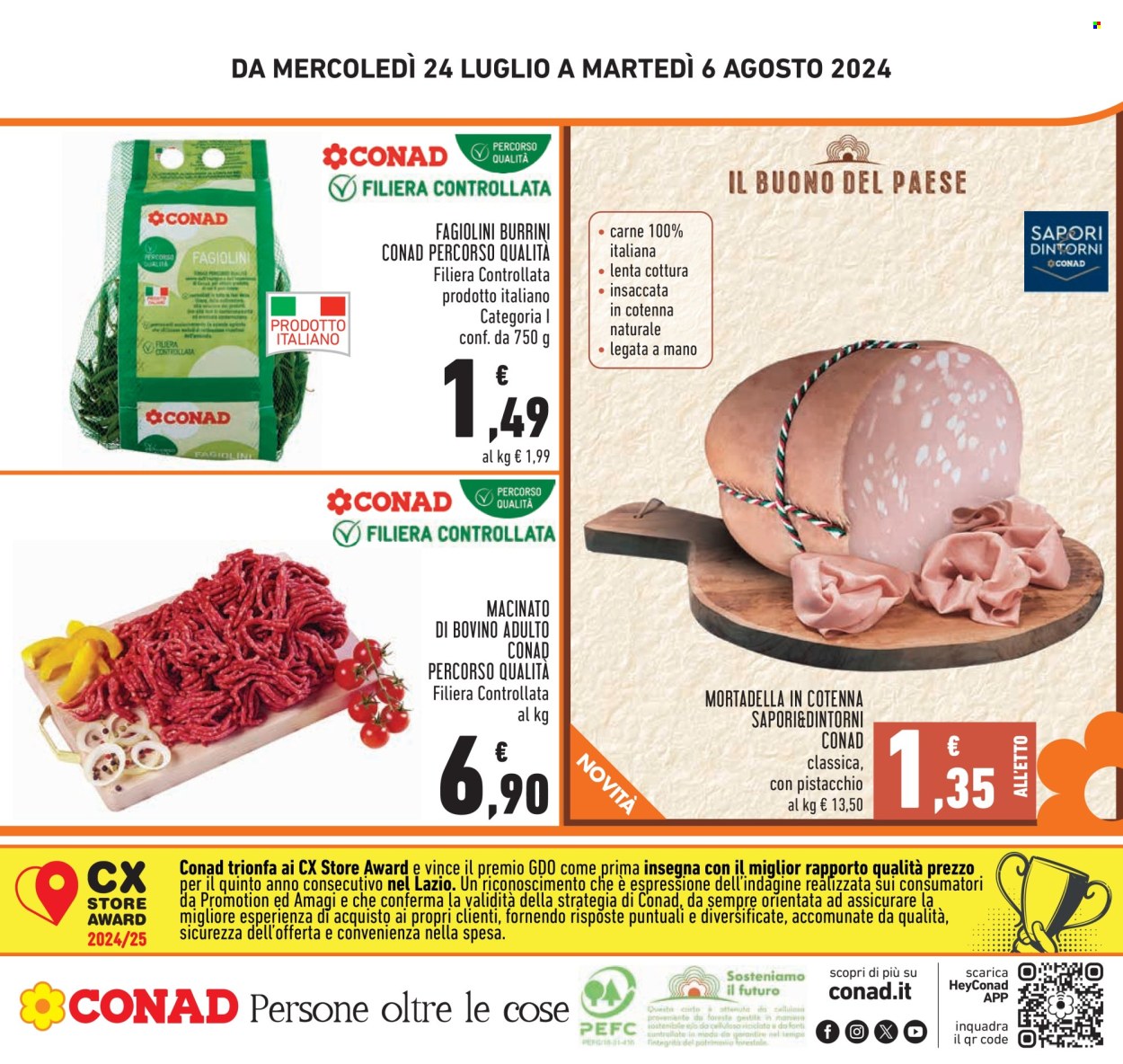 Volantino Conad - 24/7/2024 - 6/8/2024. Pagina 24
