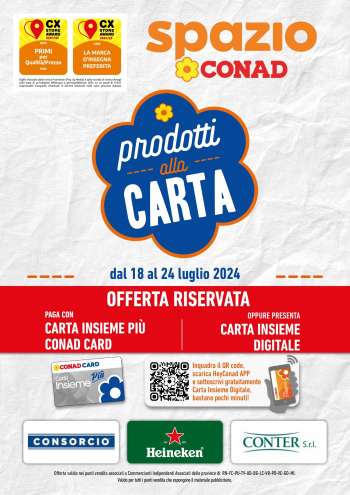 Volantino Spazio Conad - 18/7/2024 - 24/7/2024.