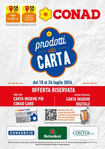 Volantino Conad - 18/7/2024 - 24/7/2024.