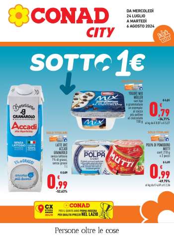 Volantino Conad City - 24/7/2024 - 6/8/2024.