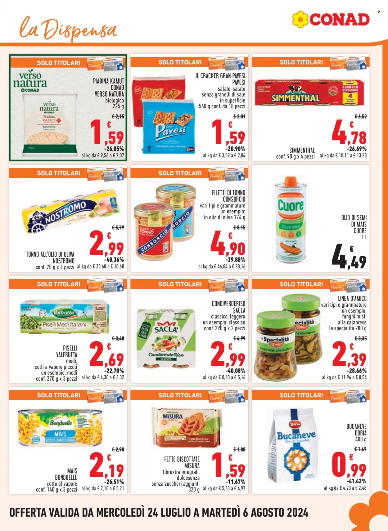 Volantino Conad City - 24/7/2024 - 6/8/2024. Pagina 11
