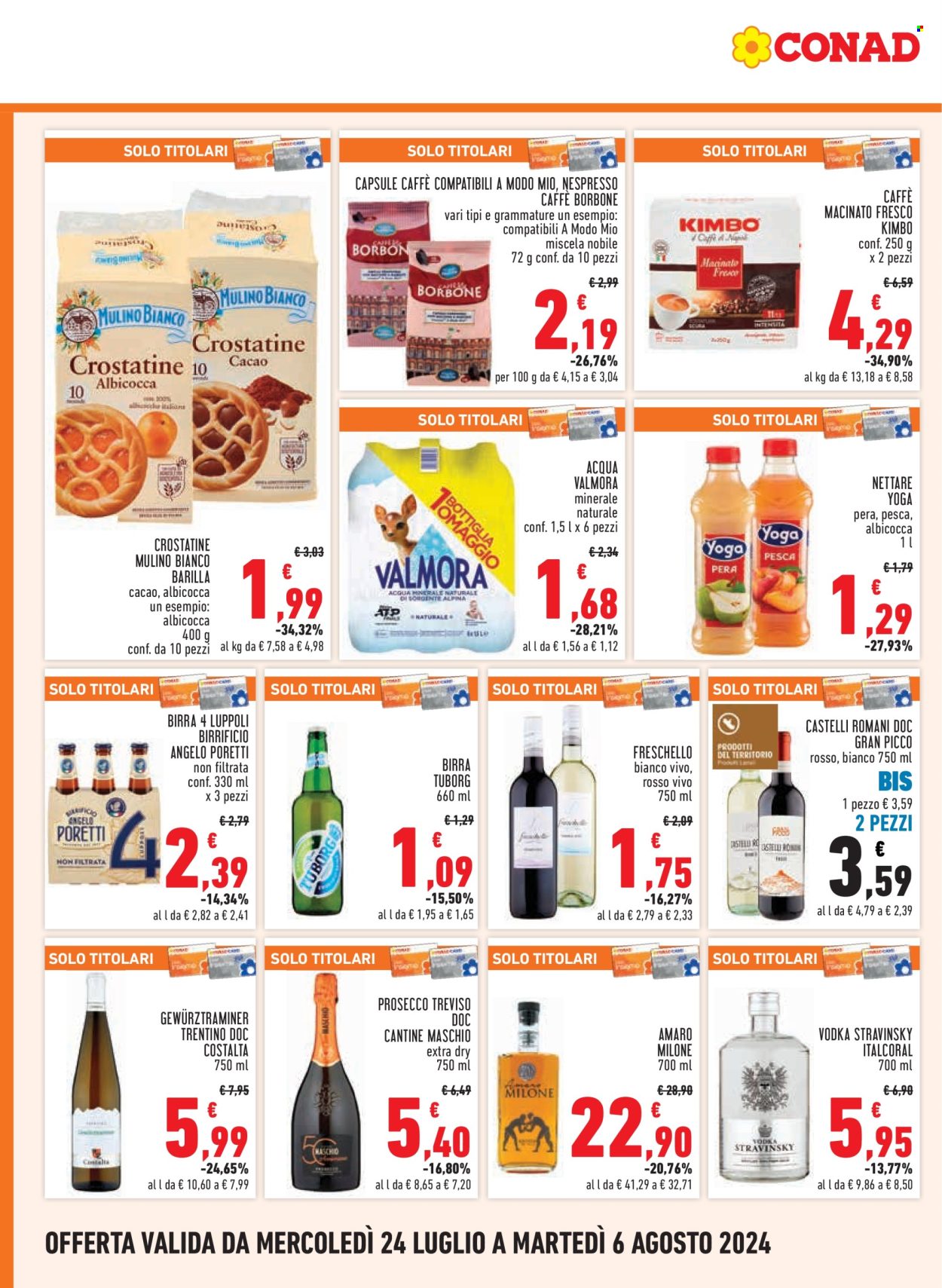 Volantino Conad City - 24/7/2024 - 6/8/2024. Pagina 12