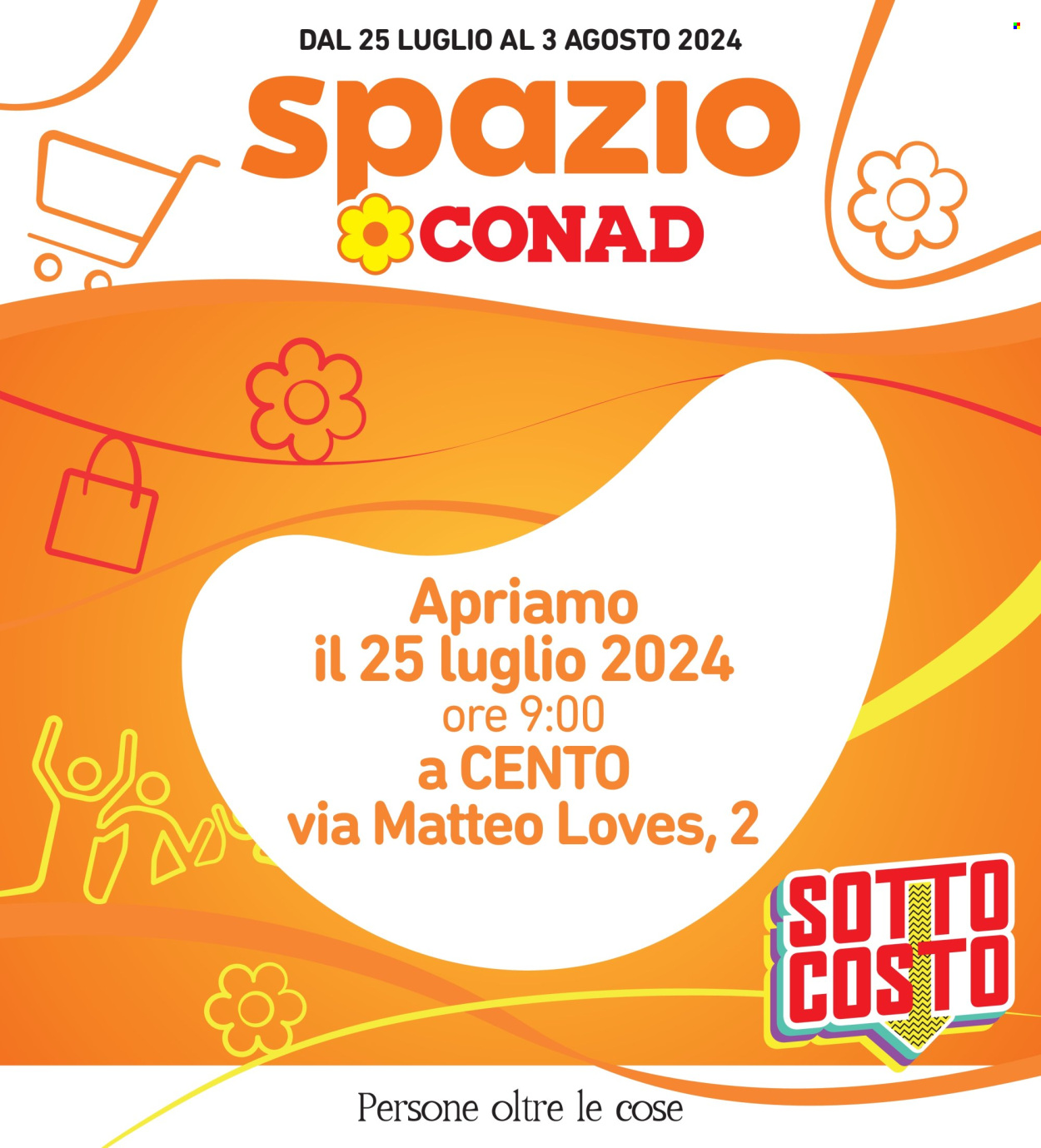 Leták Spazio Conad - 25.7.2024 - 3.8.2024. Strana 1