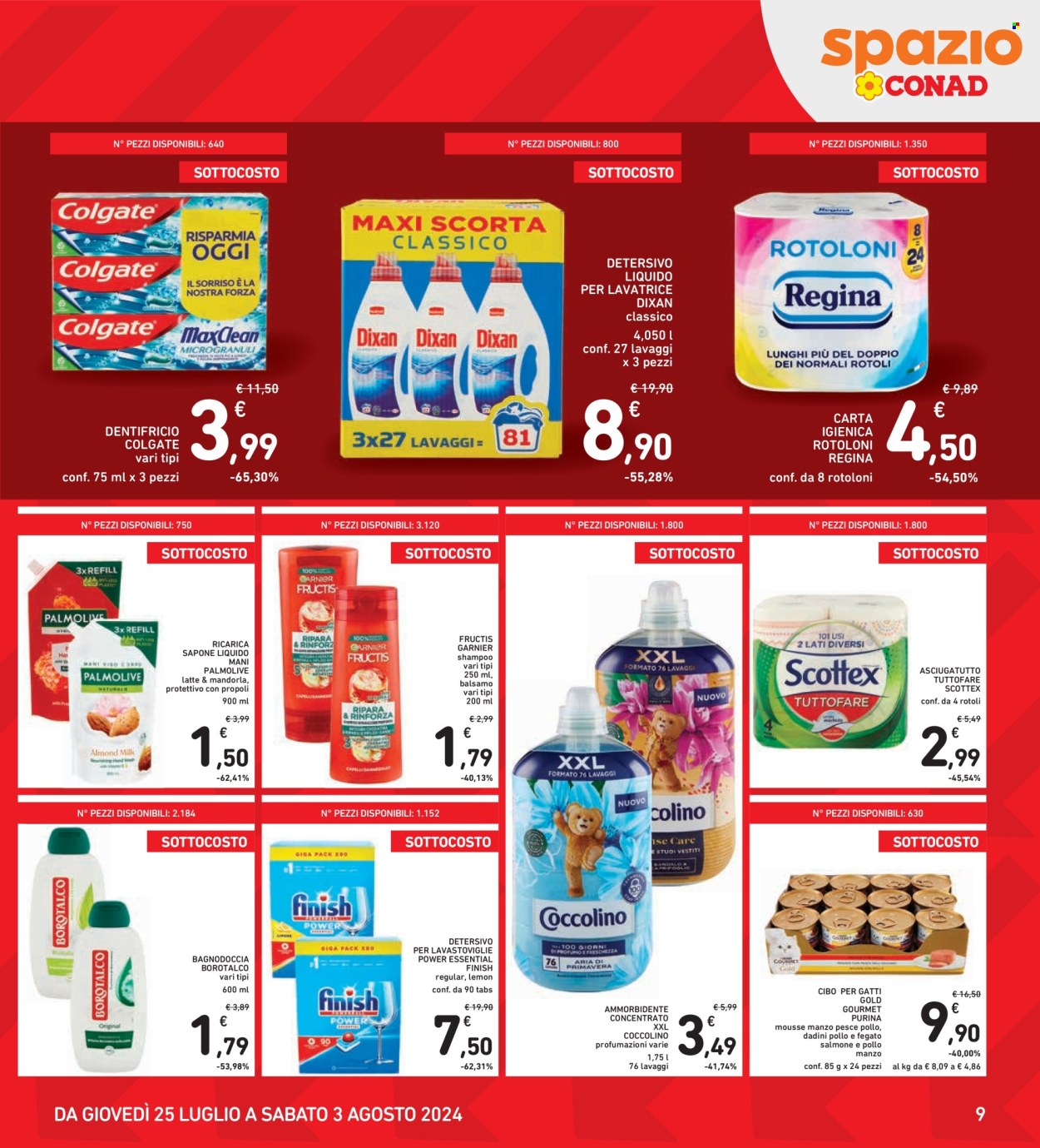 Leták Spazio Conad - 25.7.2024 - 3.8.2024. Strana 9