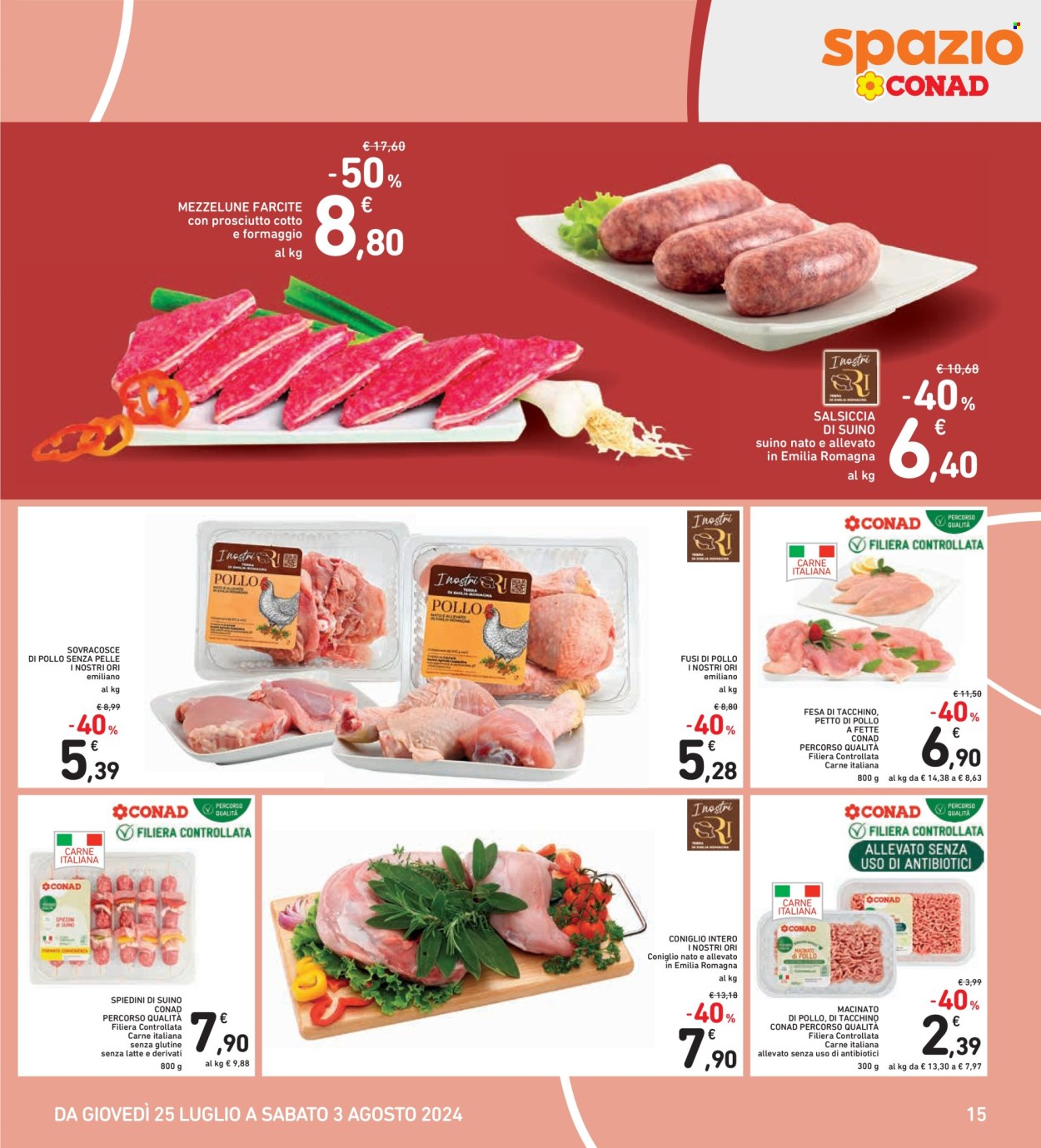 Leták Spazio Conad - 25.7.2024 - 3.8.2024. Strana 15