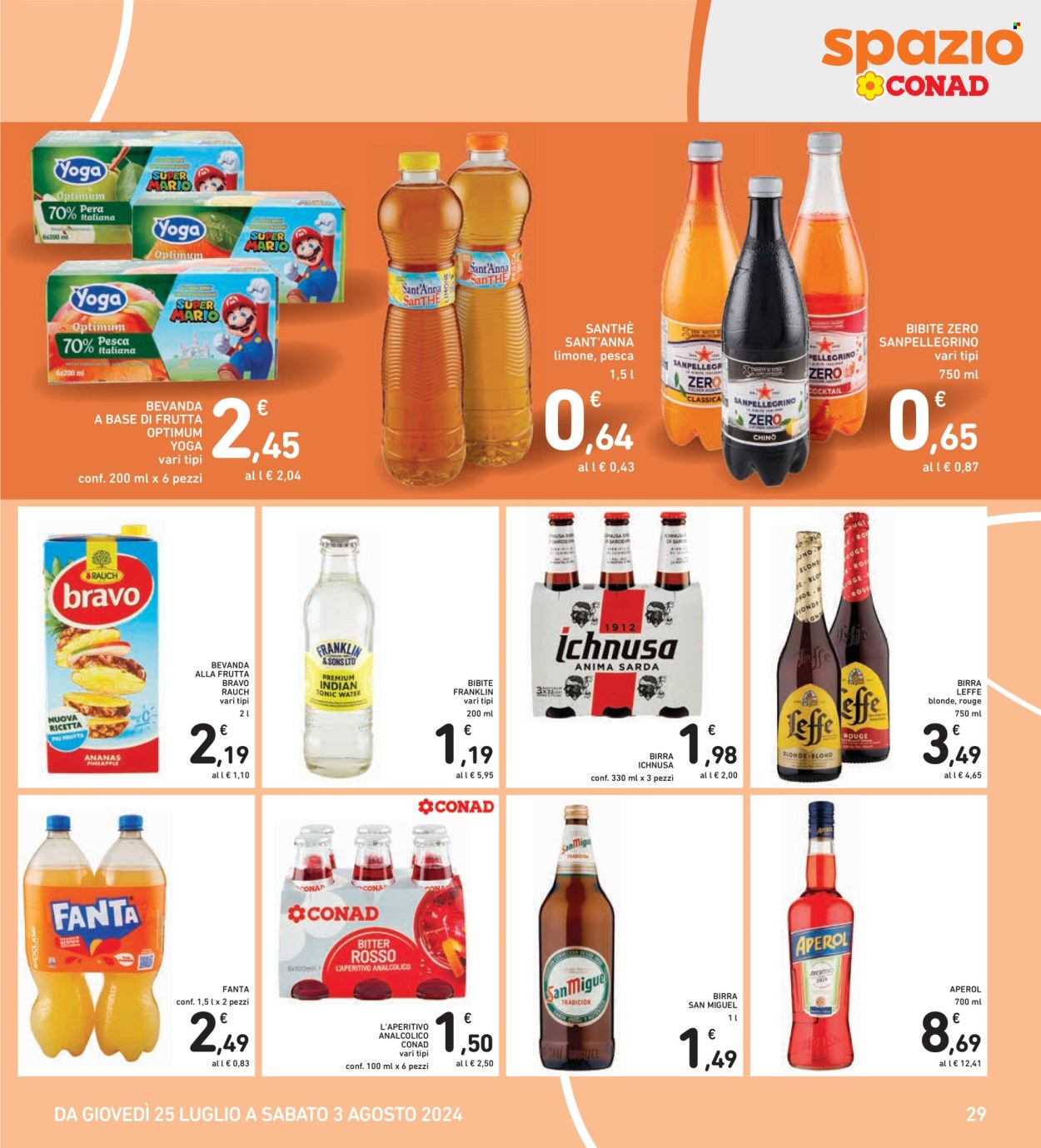 Volantino Spazio Conad - 25/7/2024 - 3/8/2024. Pagina 29