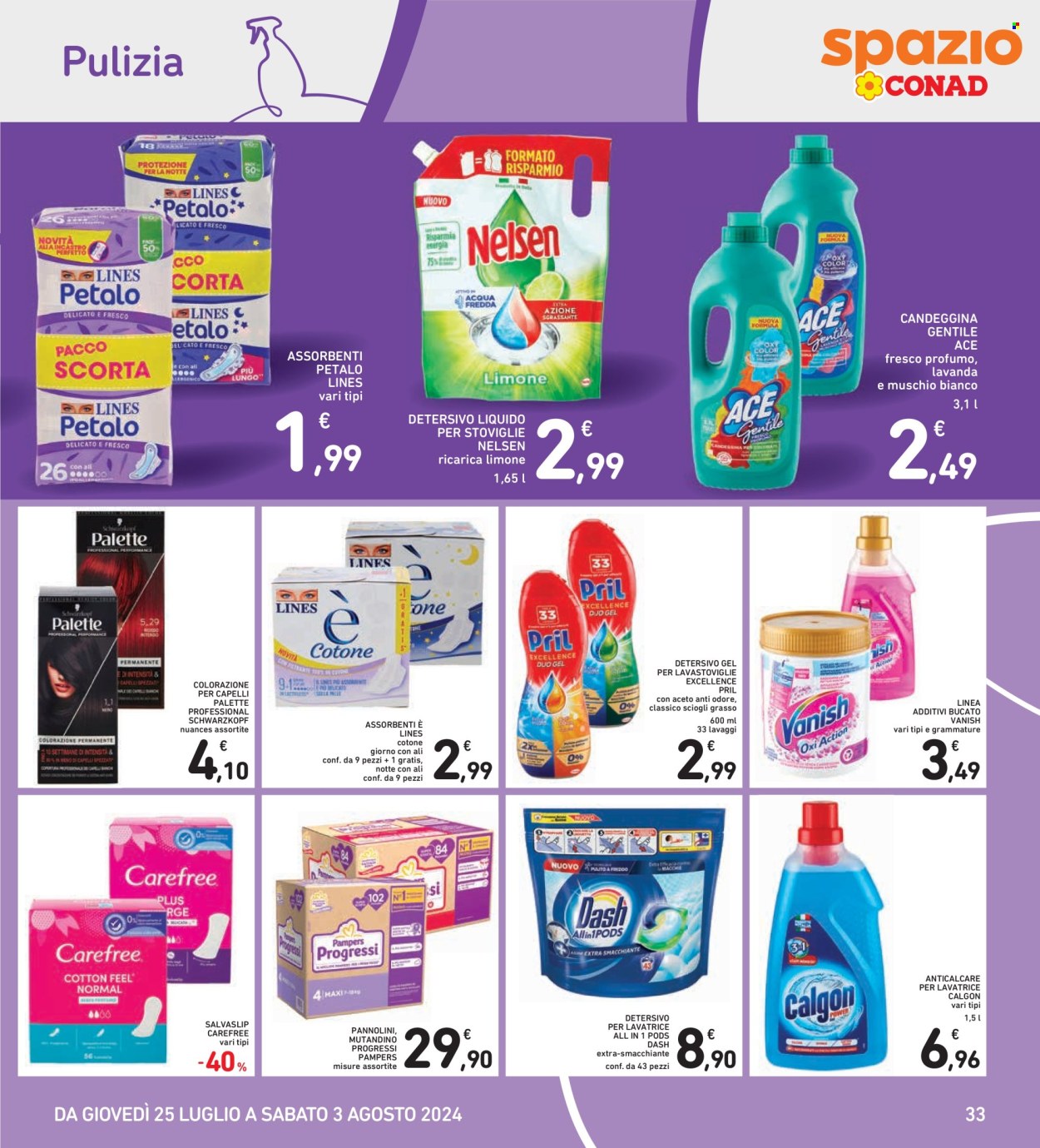 Volantino Spazio Conad - 25/7/2024 - 3/8/2024. Pagina 33