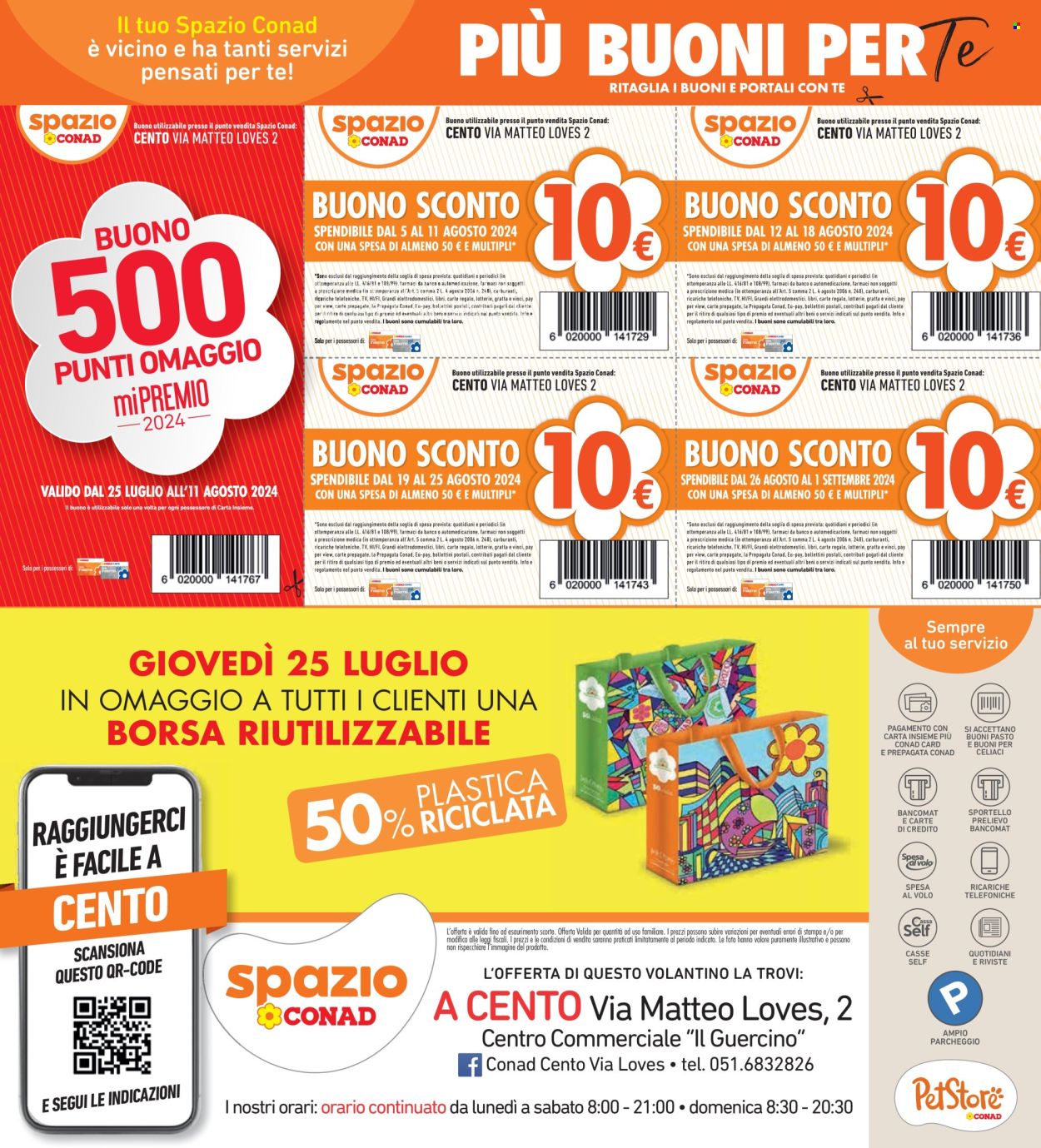 Volantino Spazio Conad - 25/7/2024 - 3/8/2024. Pagina 40