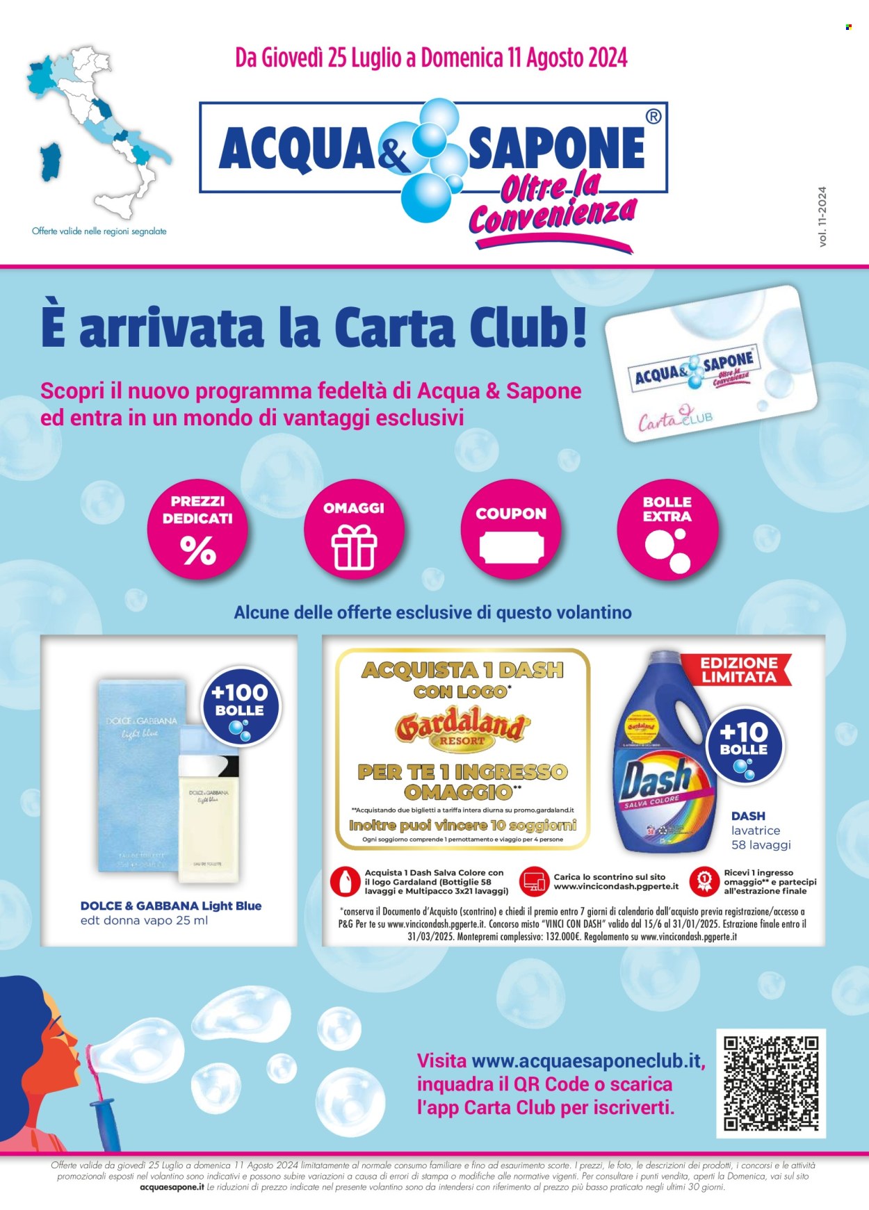 Volantino Acqua & Sapone - 25/7/2024 - 11/8/2024. Pagina 1