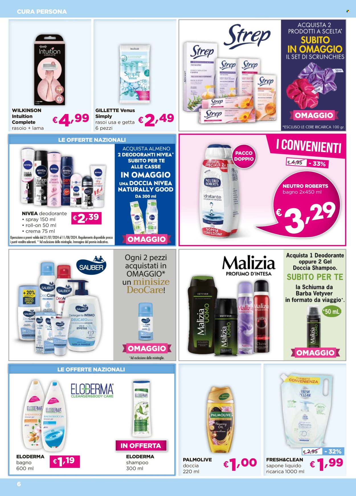 Leták Acqua & Sapone - 25.7.2024 - 11.8.2024. Strana 6