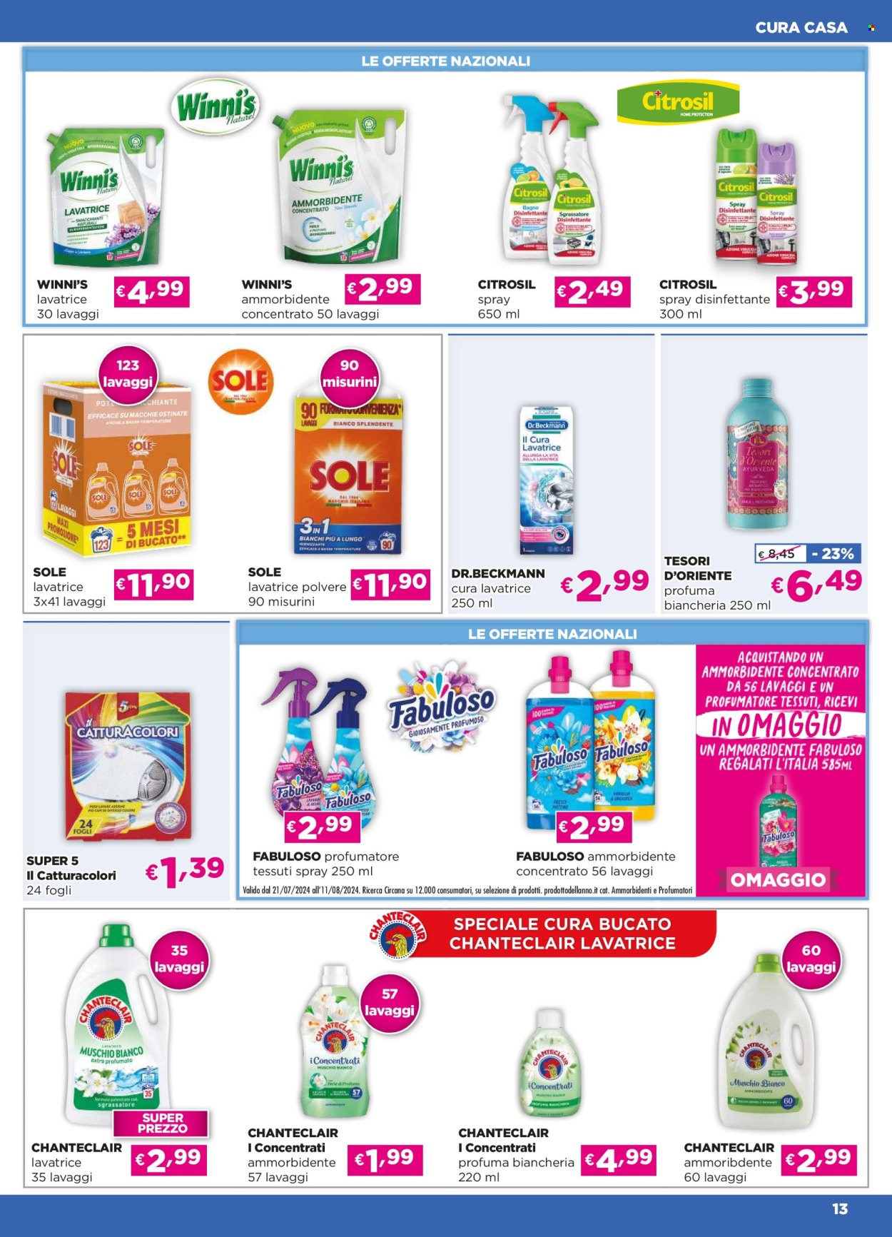 Volantino Acqua & Sapone - 25/7/2024 - 11/8/2024. Pagina 13