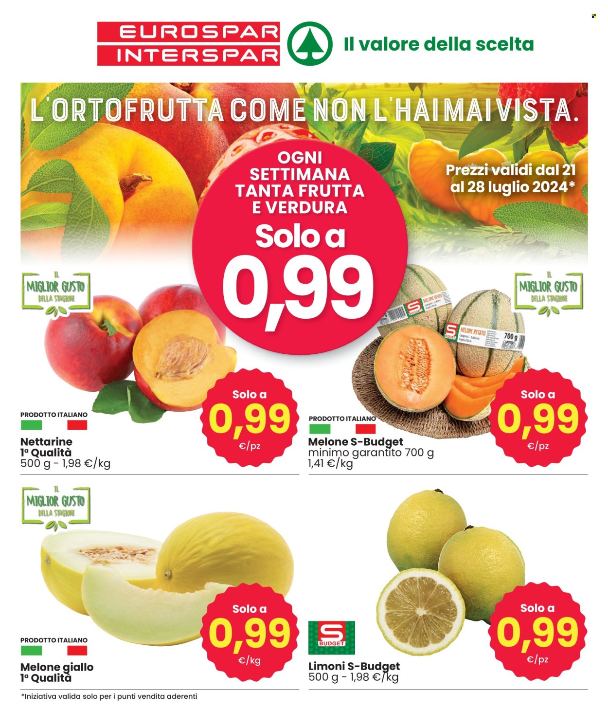 Volantino Eurospar - 21/7/2024 - 28/7/2024. Pagina 2