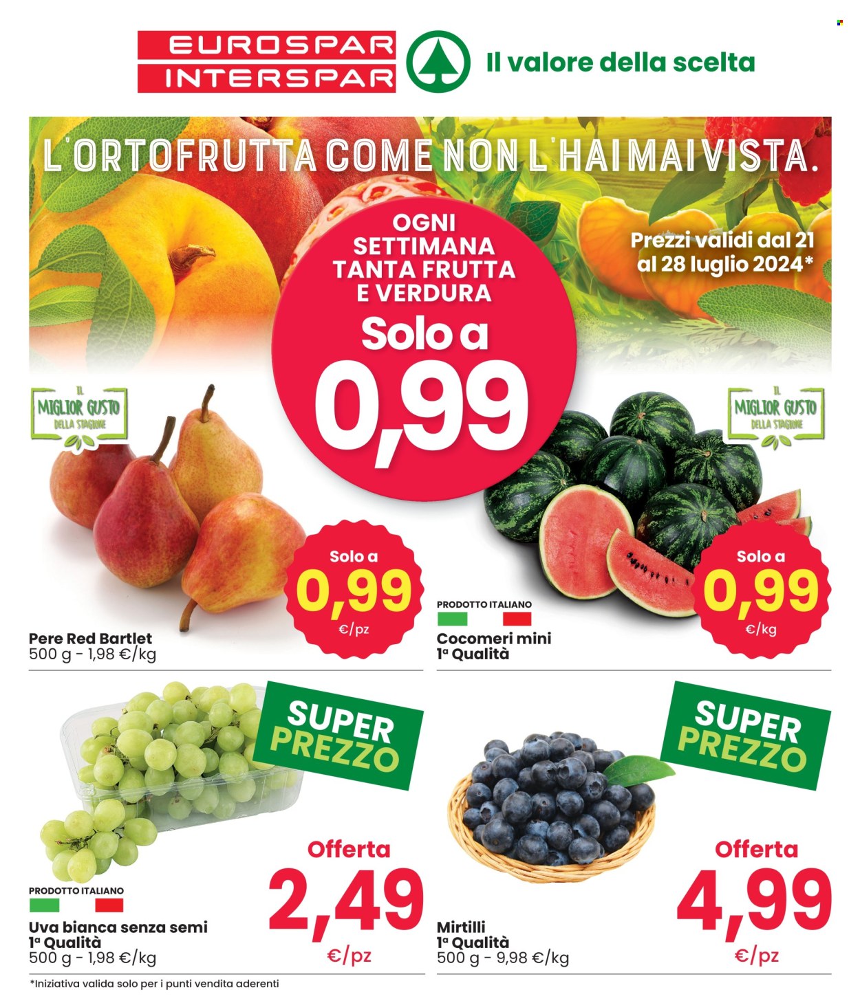 Volantino Eurospar - 21/7/2024 - 28/7/2024. Pagina 3