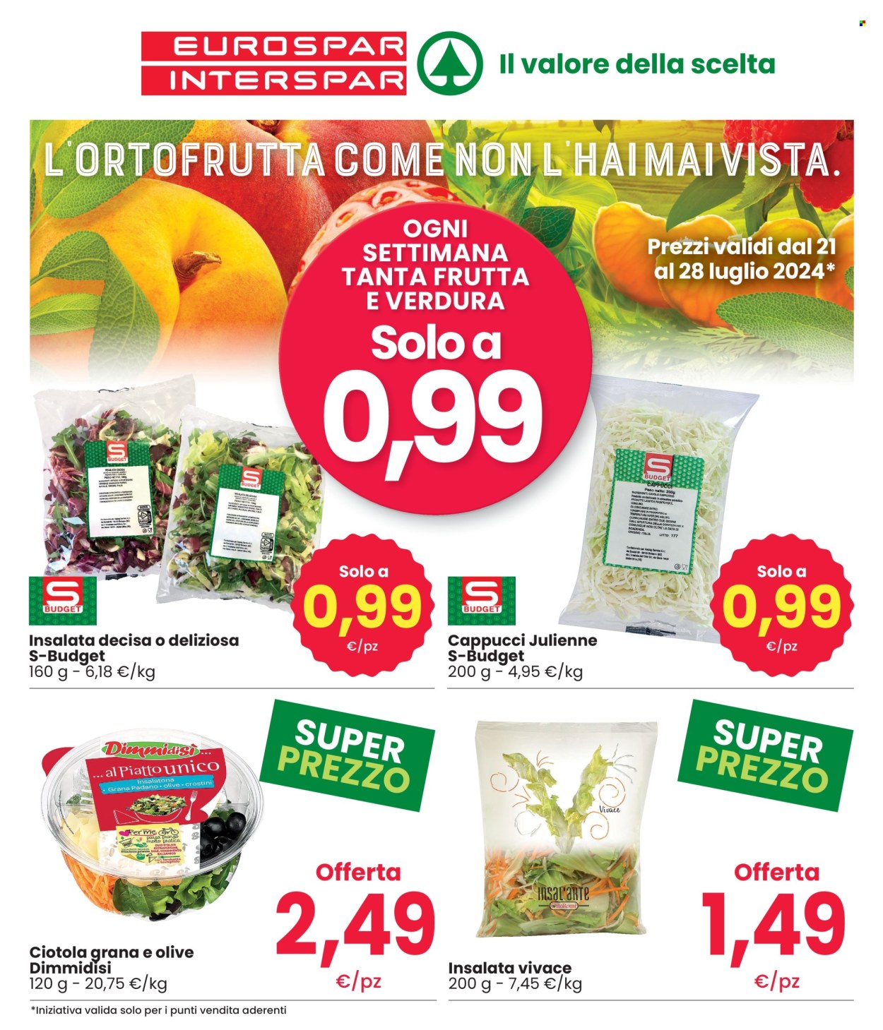 Volantino Eurospar - 21/7/2024 - 28/7/2024. Pagina 7
