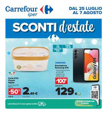 Volantino Carrefour - 25/7/2024 - 7/8/2024.