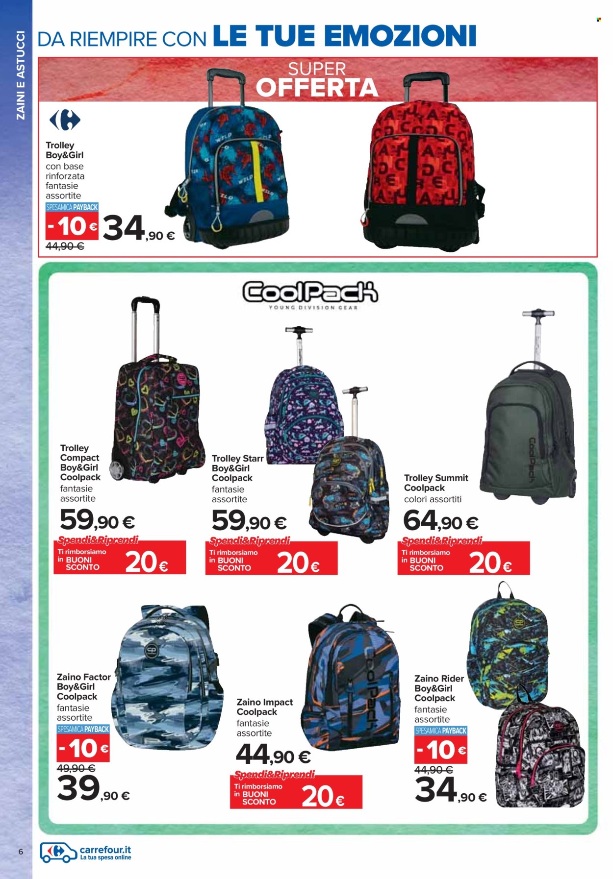 Volantino Carrefour - 25/7/2024 - 5/9/2024. Pagina 6