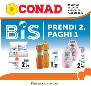 Volantino Conad - 25/7/2024 - 7/8/2024.