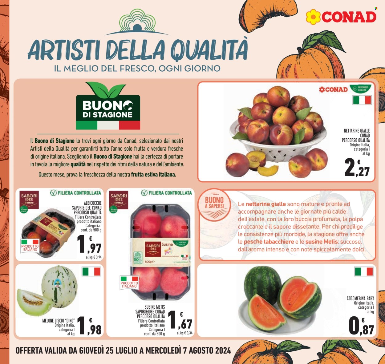 Volantino Conad - 25/7/2024 - 7/8/2024. Pagina 6